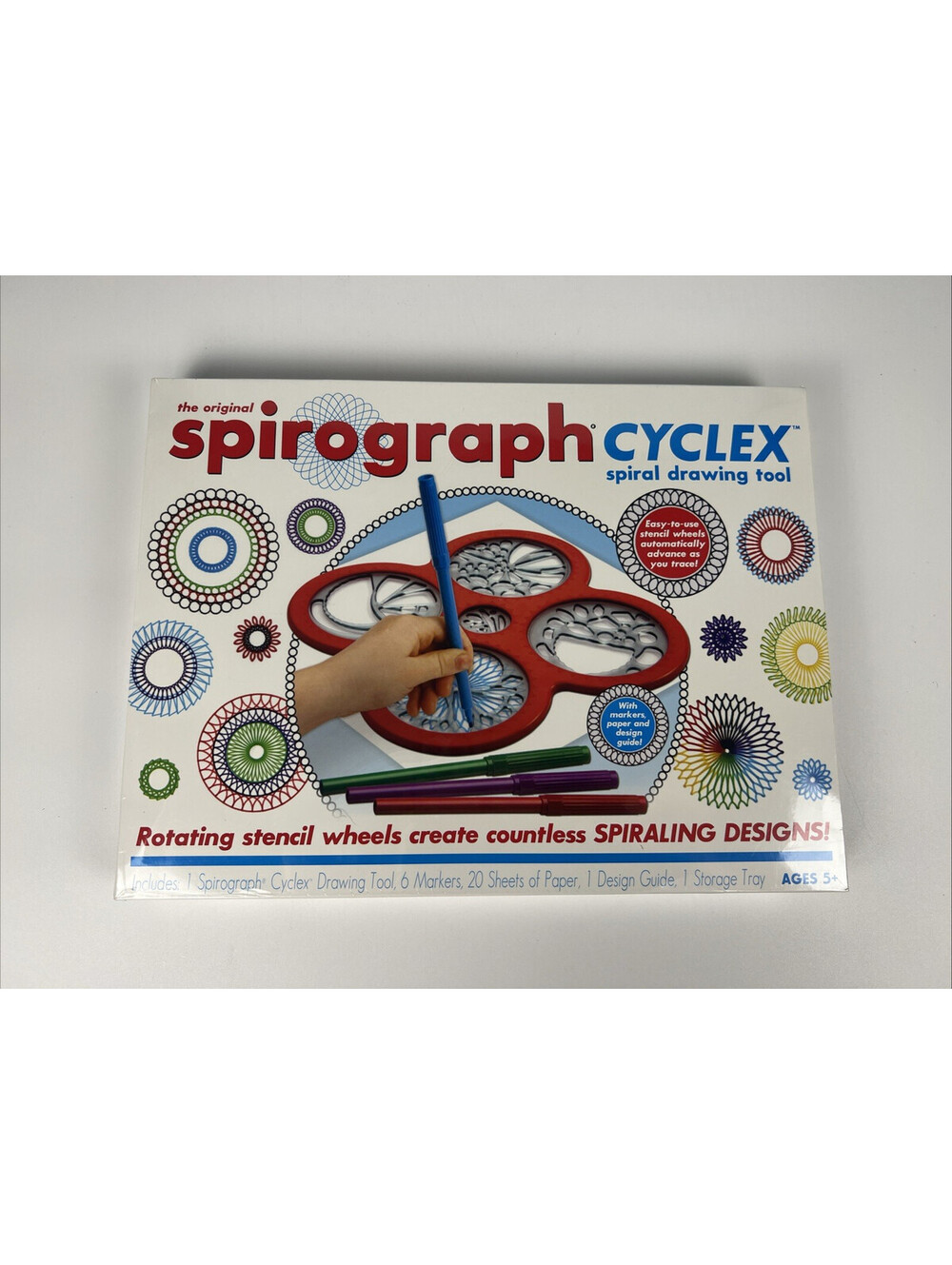 New-Spirograph Cyclex, by Kahootz - Spiral Drawing & Design Tool - Ages 5+